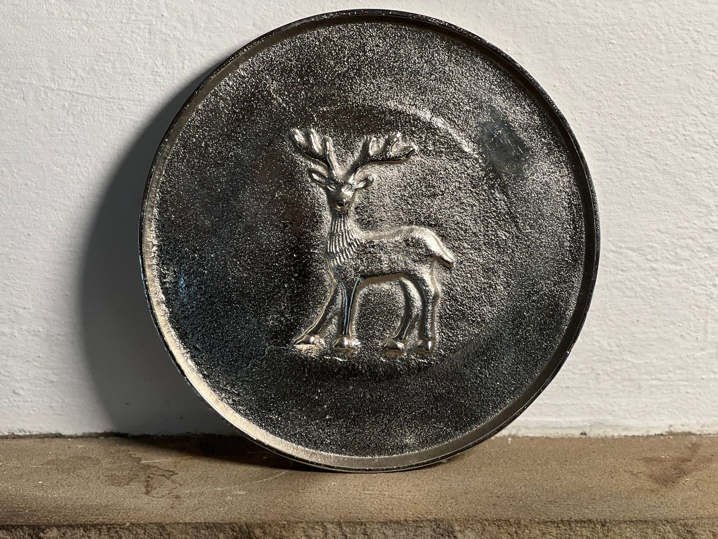 Dekoteller Silber Groß Durchmesser 30cm