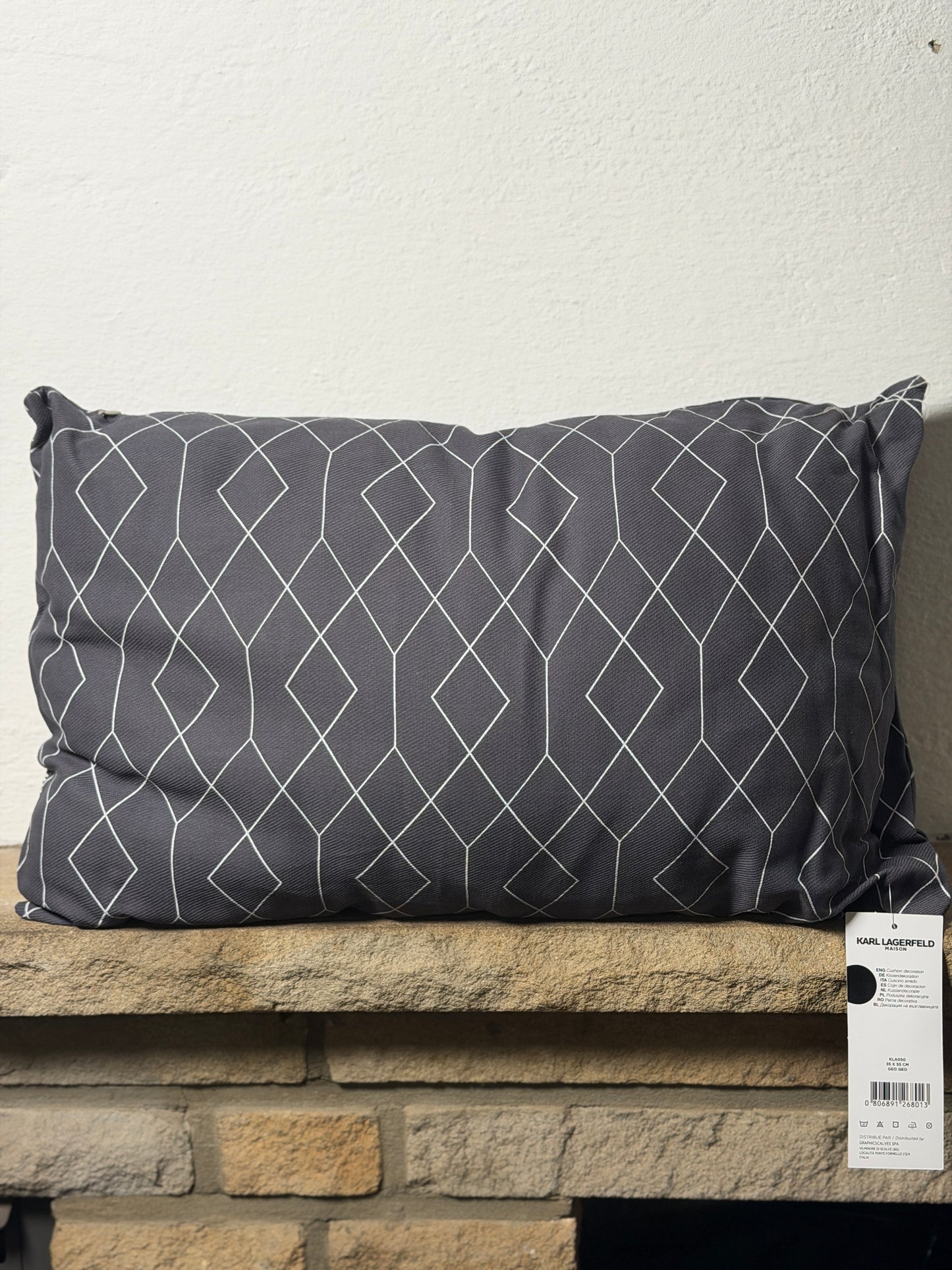 Dekokissen 35×55 Anthrazit 2er Set