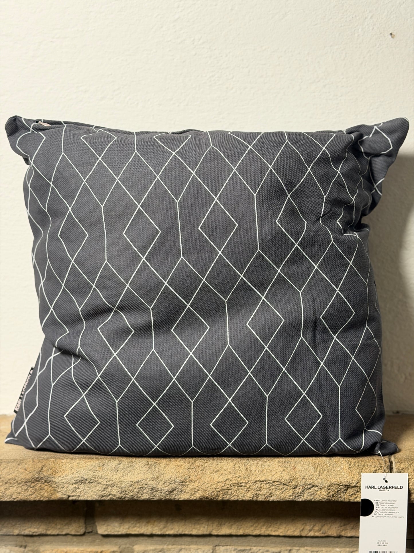 Dekokissen 45×45 Anthrazit 2er Set