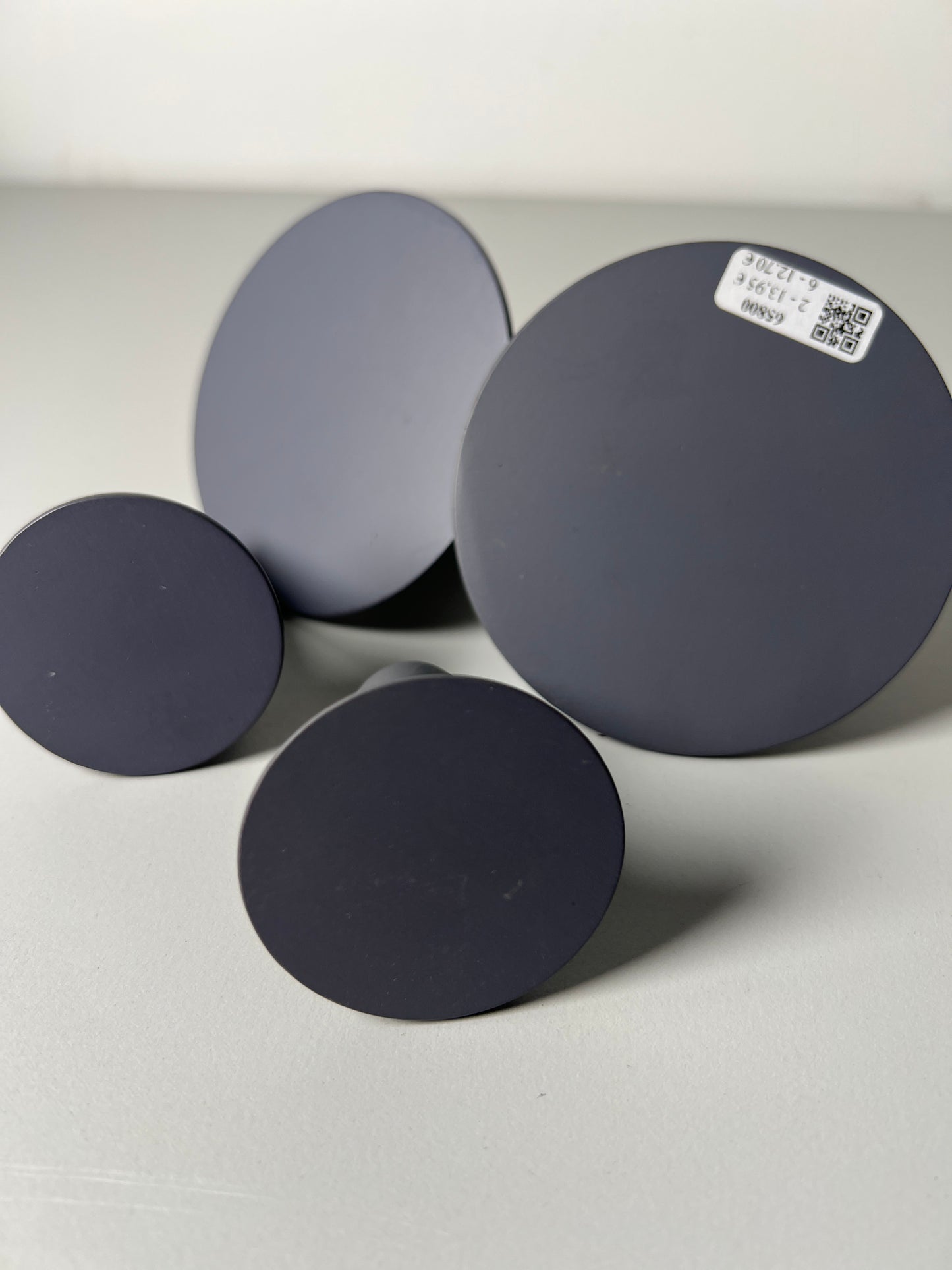 4er Set Wandhaken -PONTO- Gunmetal