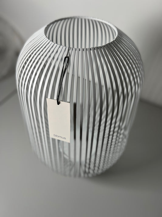 Laterne -LITO- Farbe White - Größe L