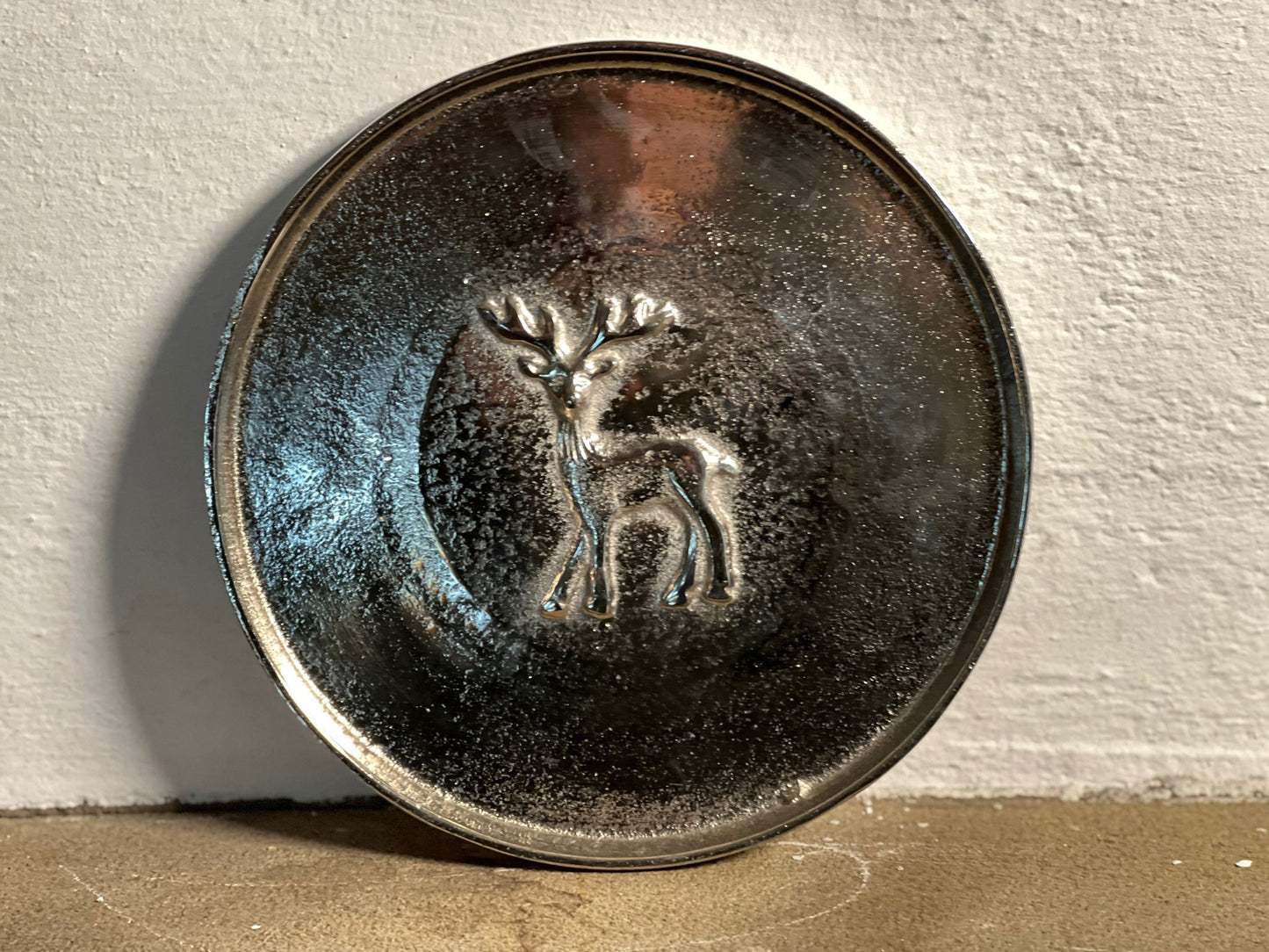 Dekoteller Silber Klein Durchmesser 22cm