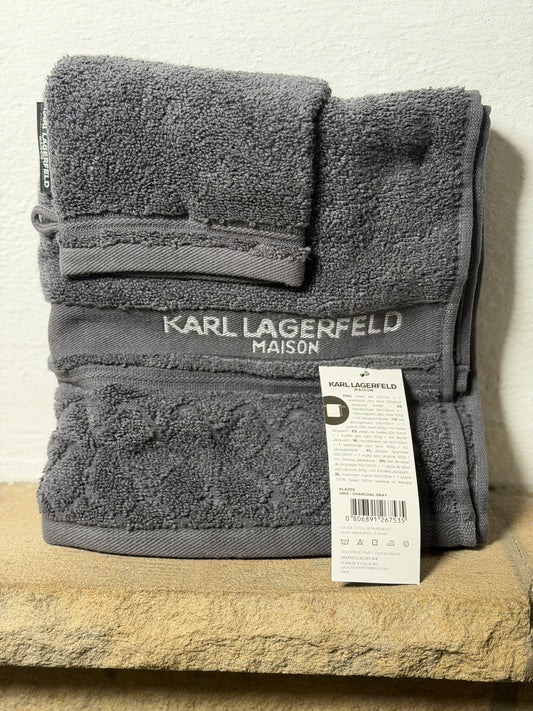 Handtuchset 15×20 + 50×100 Anthrazit