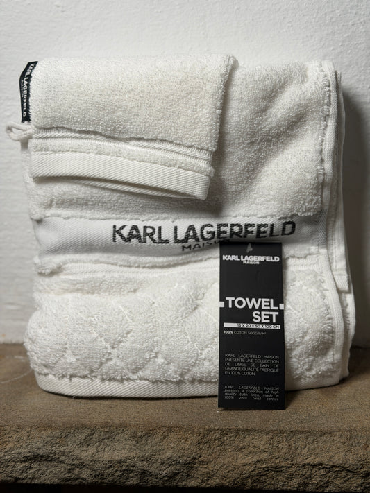 Handtuchset 15×20 + 50×100 Weiss